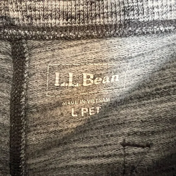 L.L. Bean Gray Track Pants - Picture 2 of 3